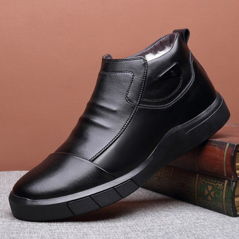 Historia Slip-on Stövlar För Män - Svart