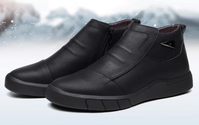 Historia Slip-on Stövlar För Män - Svart