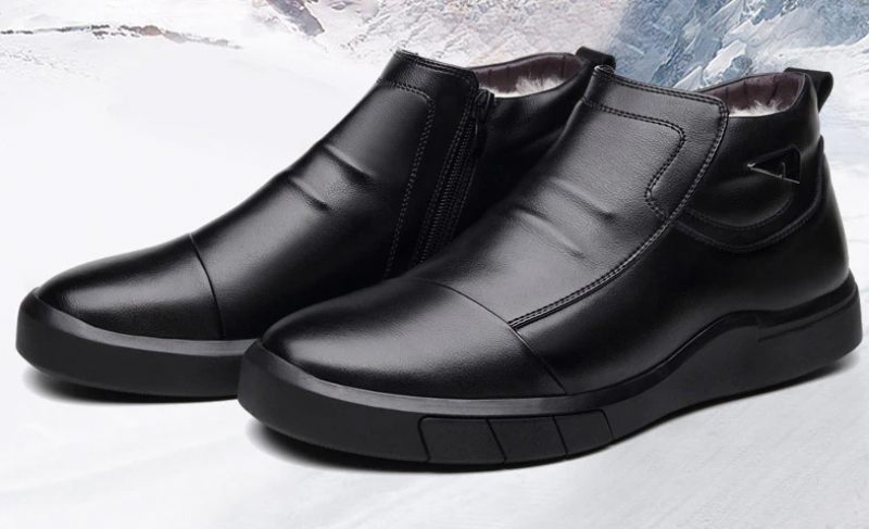 Historia Slip-on Stövlar För Män - Svart