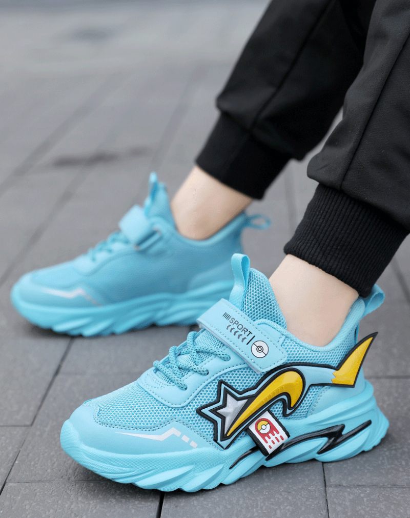 Hoaran Pojkar Mode Sneaker - Blå