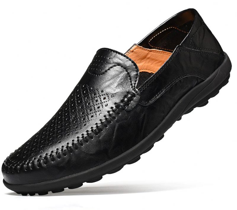 Hudson Loafers För Män Casual Skor - Svart