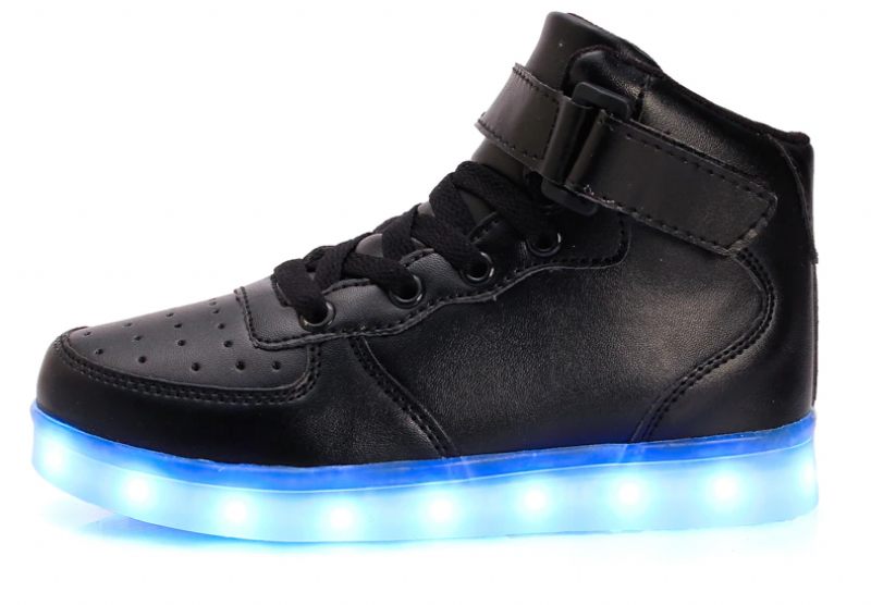Humberto Lighted Sneaker För Pojkar - Svart