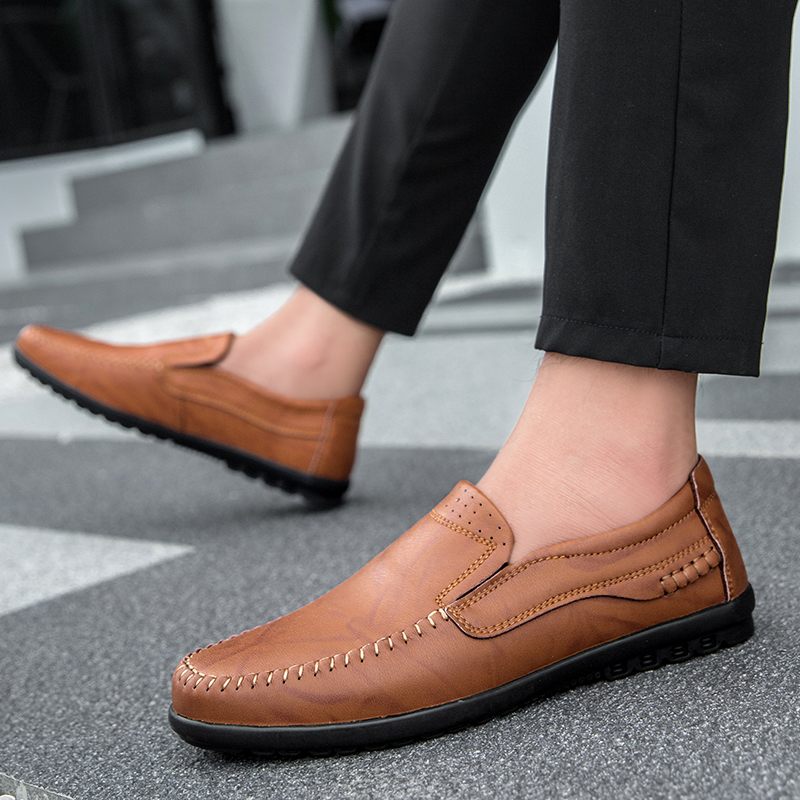 Hunter Herr Loafers Klänning Skor - Brun
