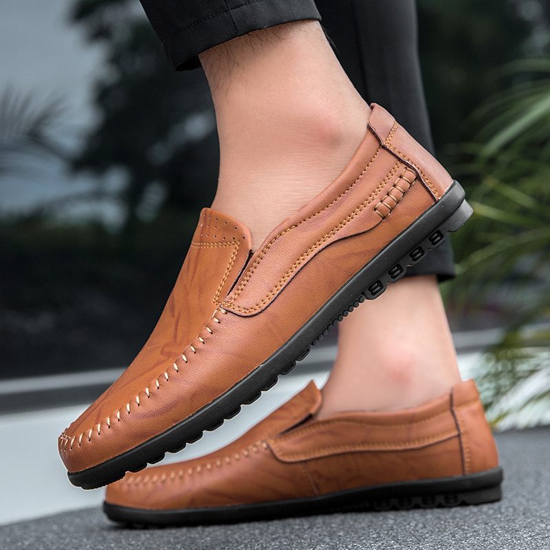 Hunter Herr Loafers Klänning Skor - Brun
