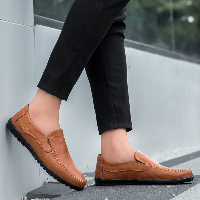 Hunter Herr Loafers Klänning Skor - Brun