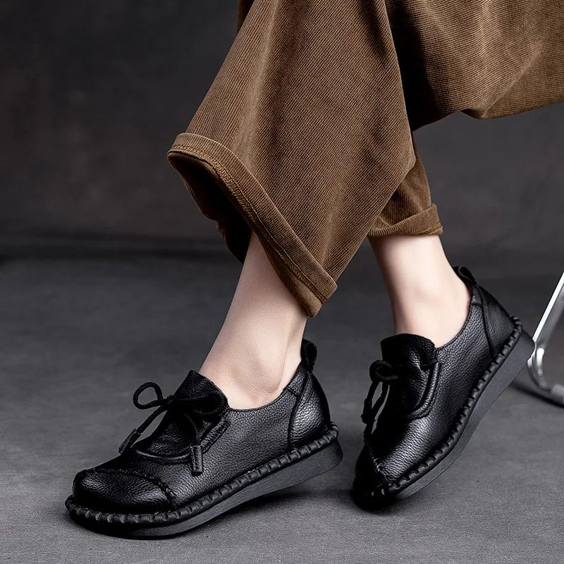 Idalia Läder Loafers Skor För Kvinnor - Brun