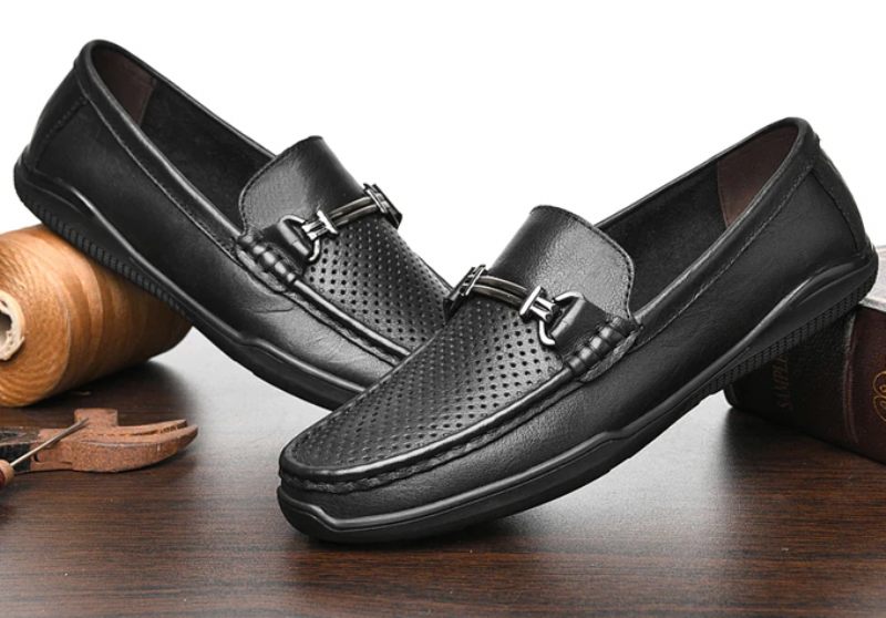 Ildreth Loafers Lyxiga Skor För Män - Svart
