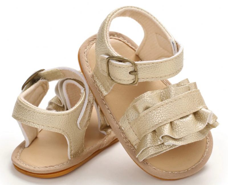 Ines Baby Flicksandaler - Guld