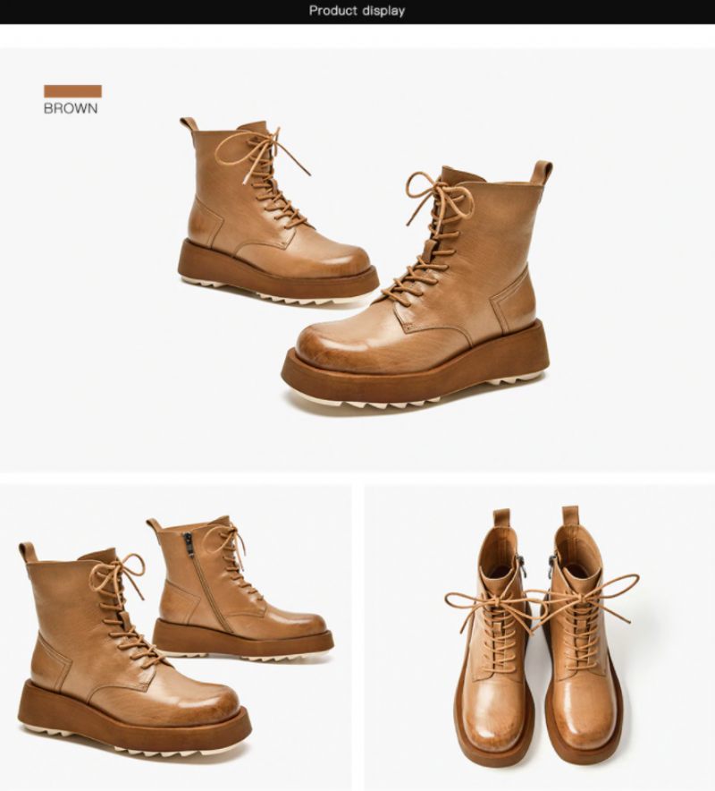 Inger Boots Ankelhöjd - Brun