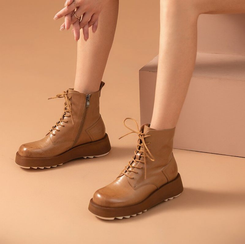 Inger Boots Ankelhöjd - Brun