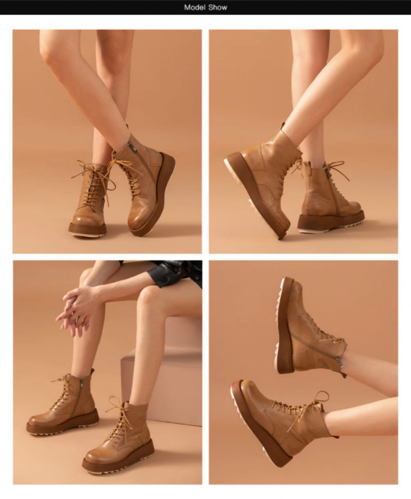 Inger Boots Ankelhöjd - Brun