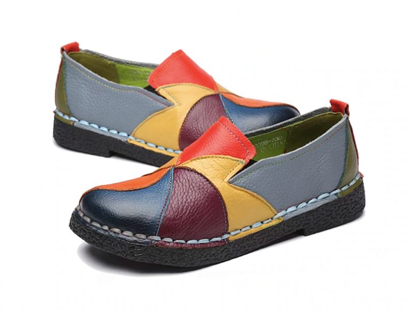 Iris Dam Loafers Skor - Grön