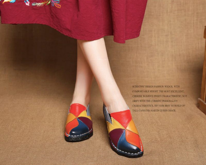 Iris Dam Loafers Skor - Grön