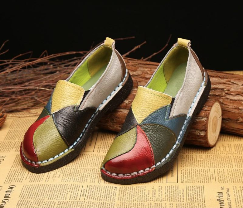 Iris Dam Loafers Skor - Grön