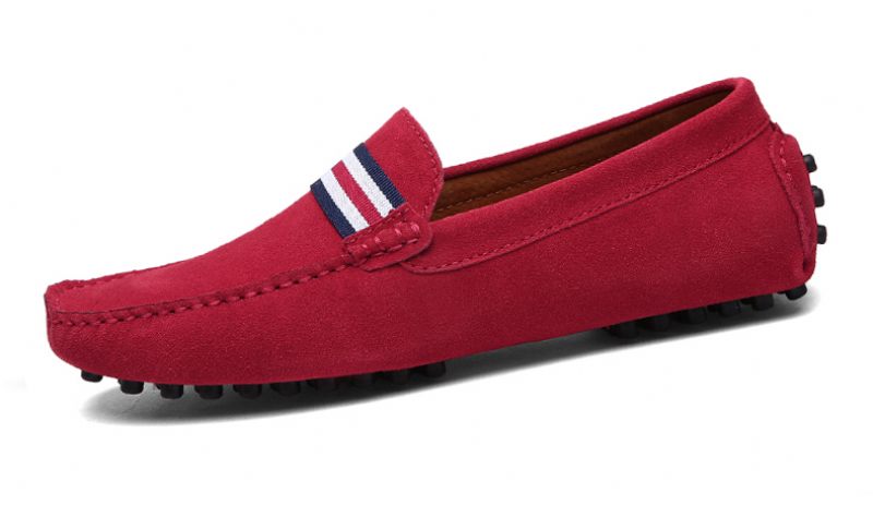 Irving Loafers Klänning Skor För Män - Röd