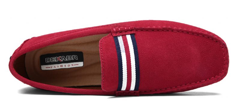 Irving Loafers Klänning Skor För Män - Röd