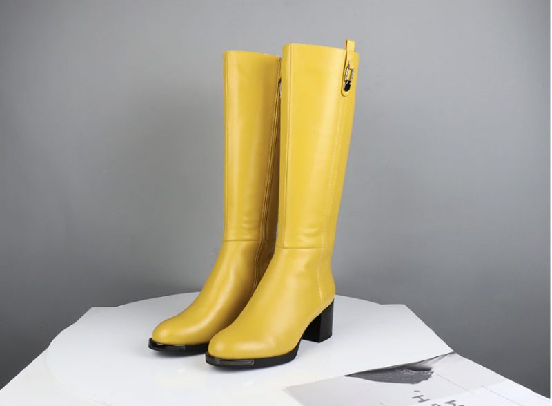 Isabel Boots Knälång - Gul