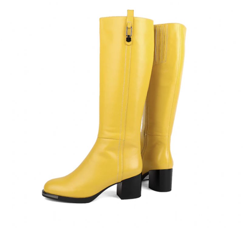 Isabel Boots Knälång - Gul
