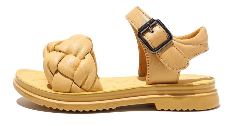 Isabel Flickklänning Sandal - Gul