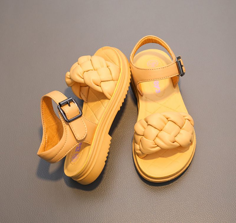 Isabel Flickklänning Sandal - Gul