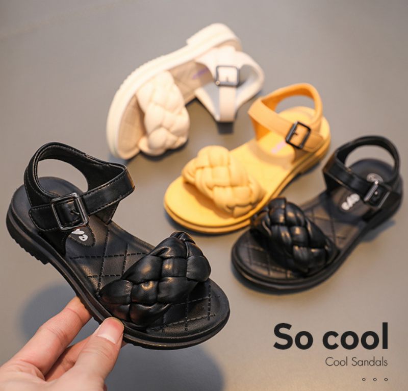 Isabel Flickklänning Sandal - Gul