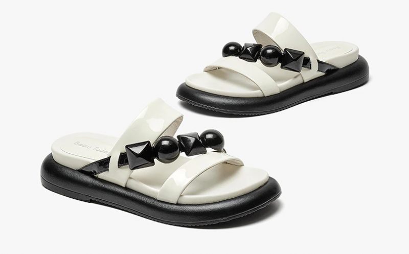 Isis Platt Sandal För Kvinnor - Grön