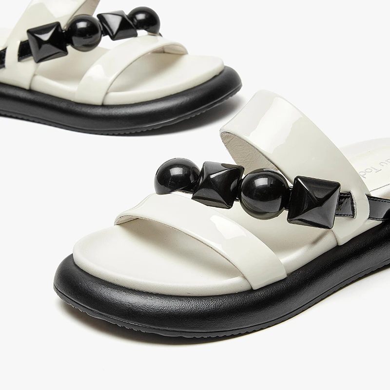 Isis Platt Sandal För Kvinnor - Grön