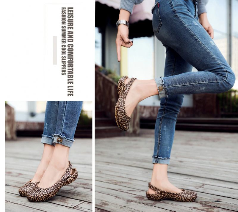 Iza Slip-on Platta Sommarskor Som Andas För Kvinnor - Beige