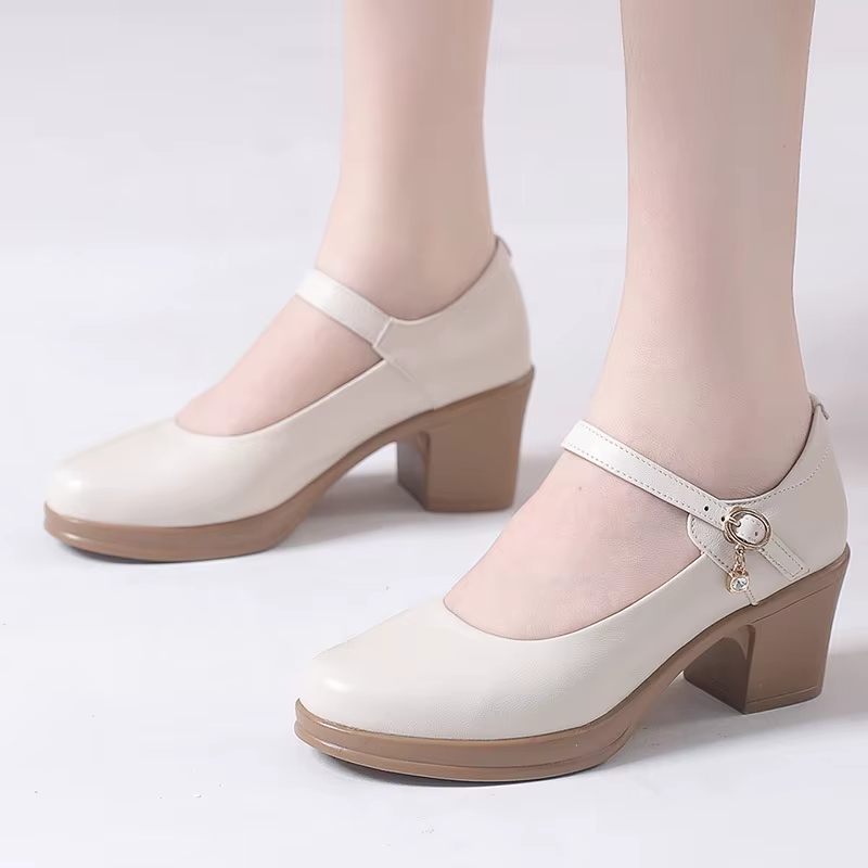Jacinta Plattformspumpar För Kvinnor - Beige