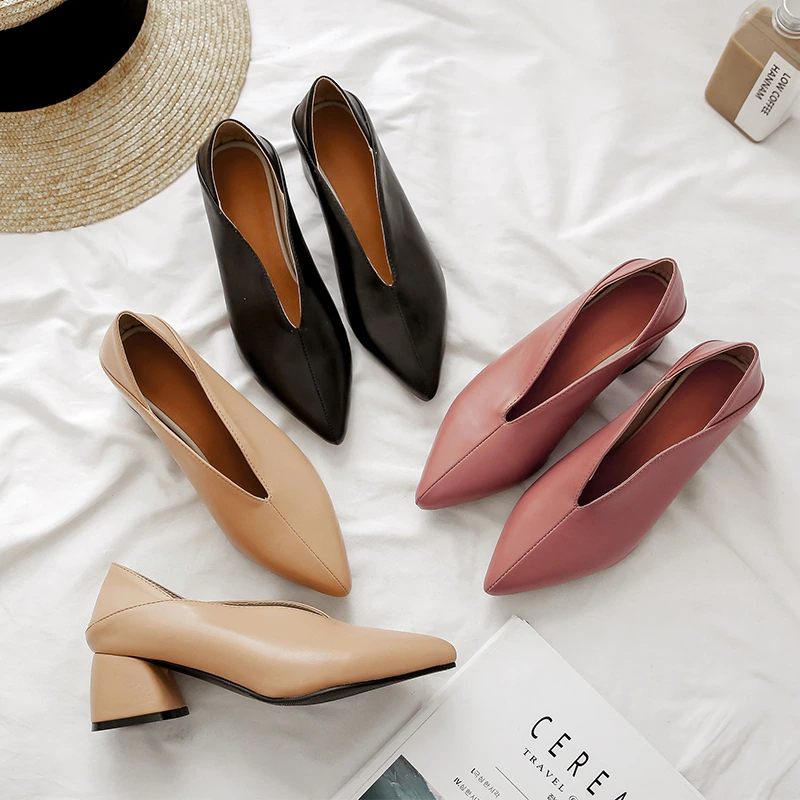 Janza Dam Spring Pumps Skor - Rosa