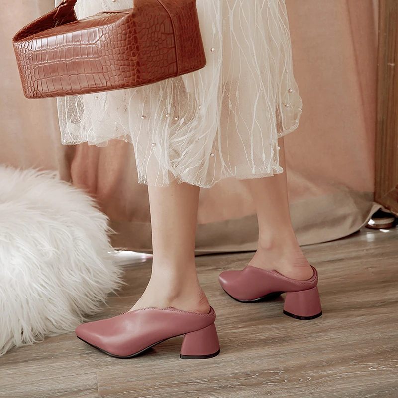 Janza Dam Spring Pumps Skor - Rosa