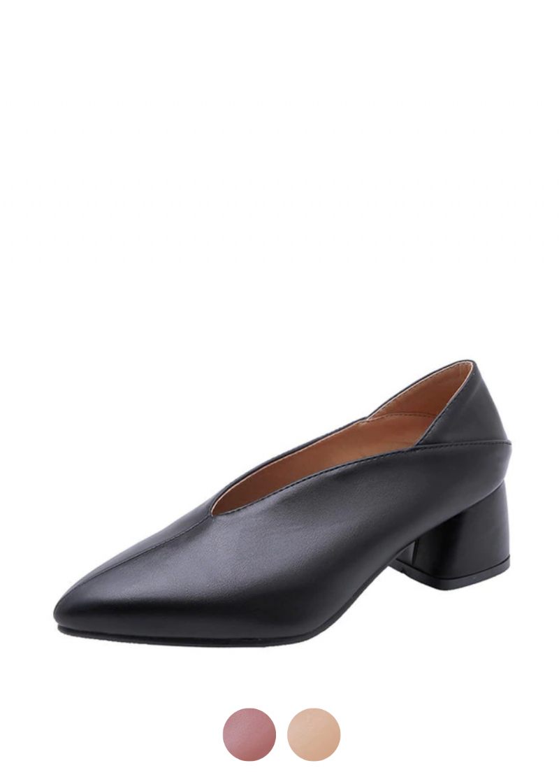 Janza Svarta Pumps-skor För Kvinnor