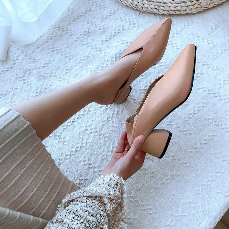 Janza Svarta Pumps-skor För Kvinnor - Svart