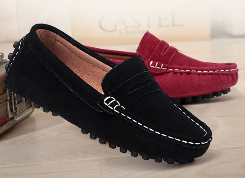 Jared Pojkar Loafers Casual Skor - Röd