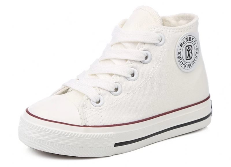 Jass Pojkar Höga Sneakers - Vit
