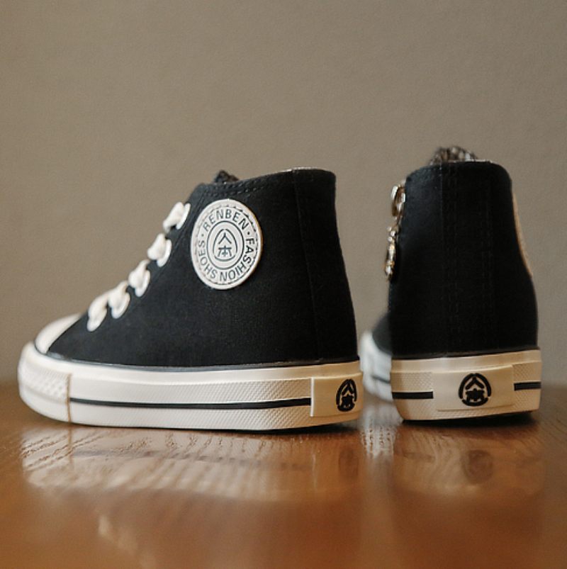 Jass Pojkar Höga Sneakers - Vit