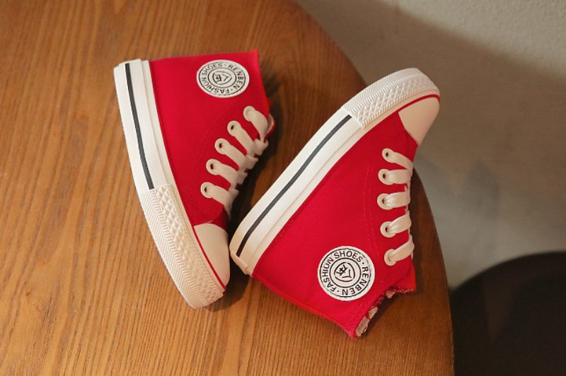 Jass Pojkar Höga Sneakers - Vit
