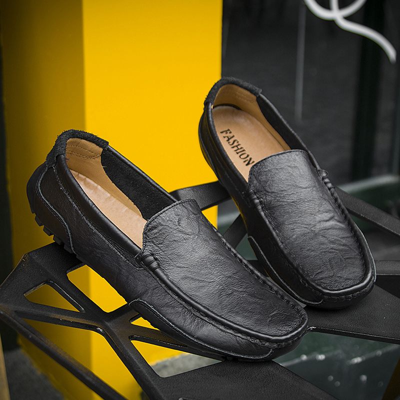 Javier Loafers Klänning Skor För Män - Blå