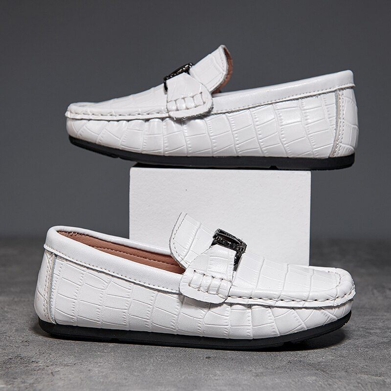 Jay Pojkar Loafer Modeskor - Vit