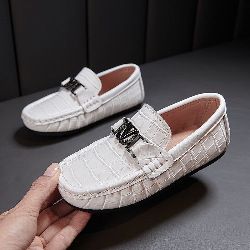 Jay Pojkar Loafer Modeskor - Vit