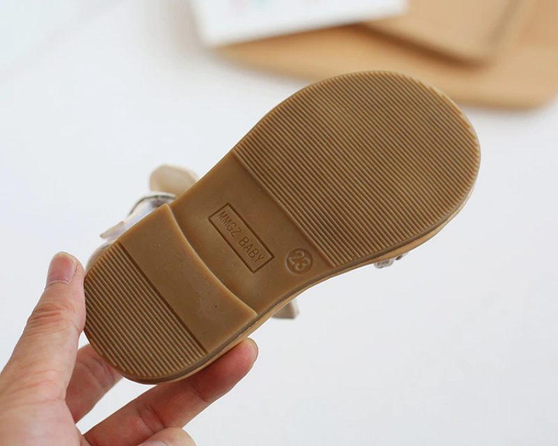 Jeans Casual Sandal För Flickor - Svart