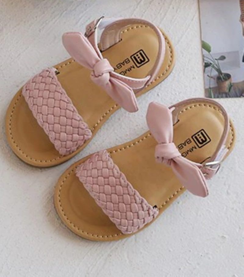 Jeans Casual Sandal För Flickor - Svart