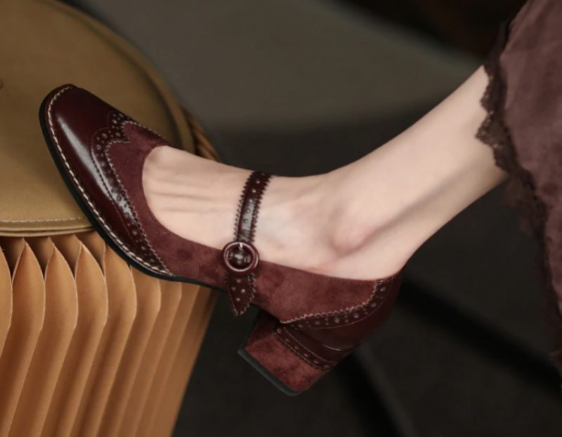 Jenny Kvinnor Läder Pumps - Brun