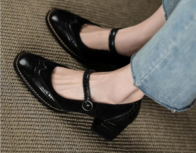 Jenny Kvinnor Läder Pumps - Brun