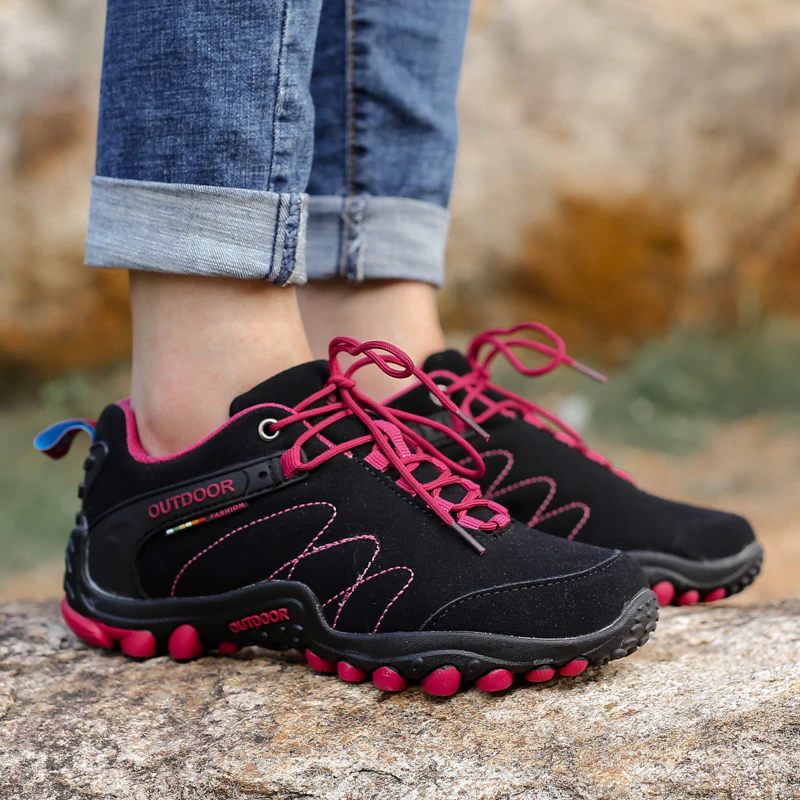 Jeorge Unisex Utomhusvandringsskor För Män - Mörkgrå
