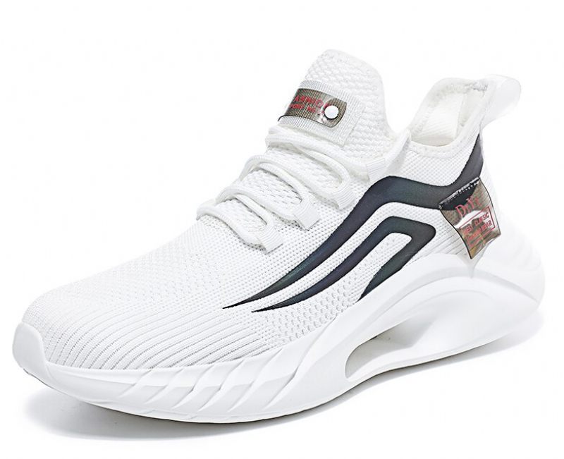 Jersey Löparsneakers För Män - Svart