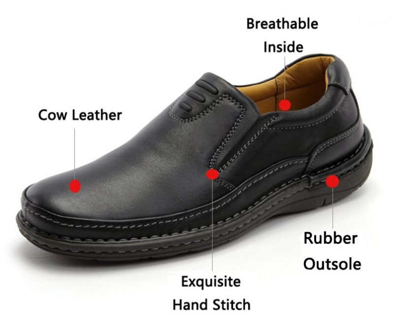 Jese Loafers För Män Casual Skor - Svart