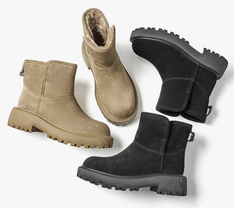 Jeudy Damplattform Snow Black Booties - Svart