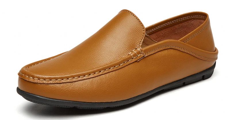 Jideon Loaferskor För Män - Gul