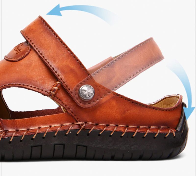 Jin Sommarsandaler För Män - Orange